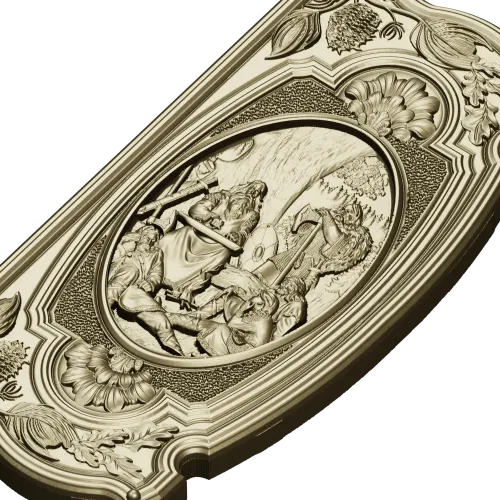 Song of Boyan relief panel STL for CNC