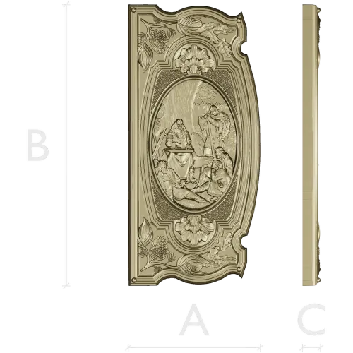 Song of Boyan relief panel STL for CNC