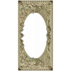Baroque Griffin Oval Frame STL for CNC Relief