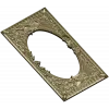 Baroque Griffin Oval Frame STL for CNC Relief