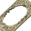 Baroque Griffin Oval Frame STL for CNC Relief