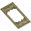 Heraldic Woven Frame - STL 3D model for CNC milling