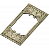 Heraldic Woven Frame - STL 3D model for CNC milling