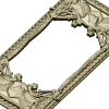 Heraldic Woven Frame - STL 3D model for CNC milling