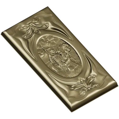 Rus Bogatyr Vertical Relief Panel STL