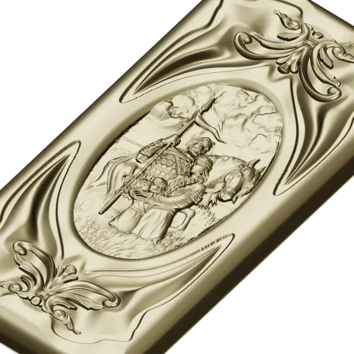 Rus Bogatyr Vertical Relief Panel STL