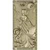 Grecian Muse decorative panel - STL 3D model for CNC
