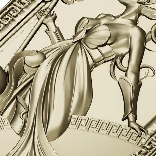Grecian Muse decorative panel - STL 3D model for CNC
