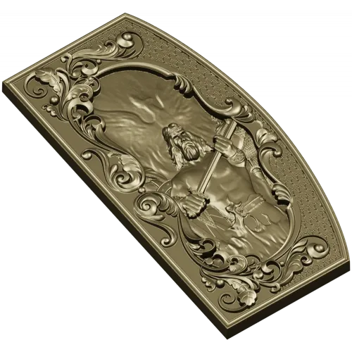 Воин Священного Огня - рельефная 3D модель STL для ЧПУ