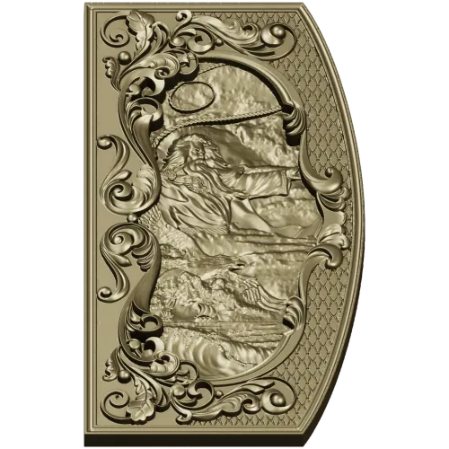 Декоративная панель "Ветроносец Стрибог" - 3D модель STL для ЧПУ