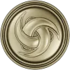 Trinity Swirl Rosette - 3D model STL for CNC milling