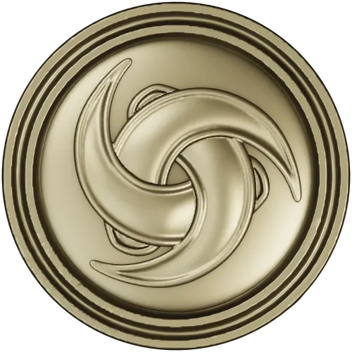 Trinity Swirl Rosette - 3D model STL for CNC milling
