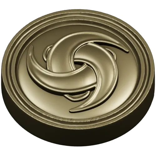 Trinity Swirl Rosette - 3D model STL for CNC milling