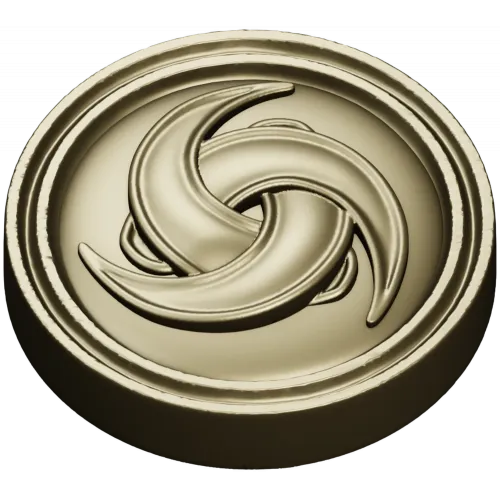 Trinity Swirl Rosette - 3D model STL for CNC milling