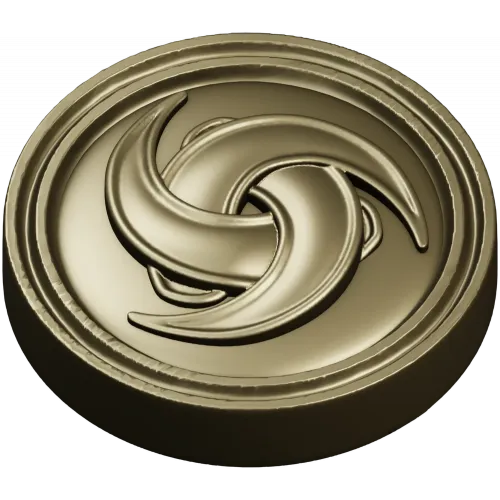 Trinity Swirl Rosette - 3D model STL for CNC milling