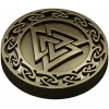 Valknut Medallion - STL 3D model for CNC milling