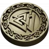 Valknut Medallion - STL 3D model for CNC milling