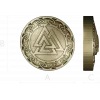 Valknut Medallion - STL 3D model for CNC milling