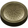 Runic Rosette Token - STL 3D model for CNC milling