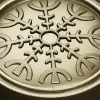 Runic Rosette Token - STL 3D model for CNC milling