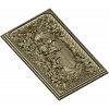 Freya with Sacred Cats - high-relief panel STL for CNC