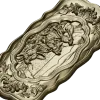 Freya and the Cats - Ornamental Relief STL for CNC