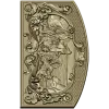 Фрея на кошках - stl модель рельефной панели для ЧПУ