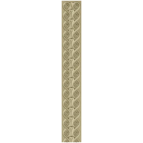 Classical Rosette Baguette - STL 3D model for CNC