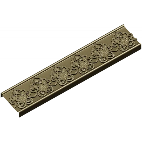 Багет с акантовым орнаментом - 3D модель STL для ЧПУ
