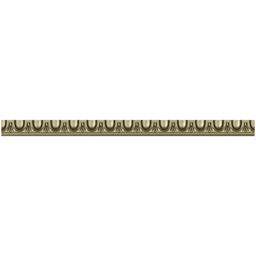 Classic Egg-and-Dart Baguette - STL 3D Model for CNC Milling