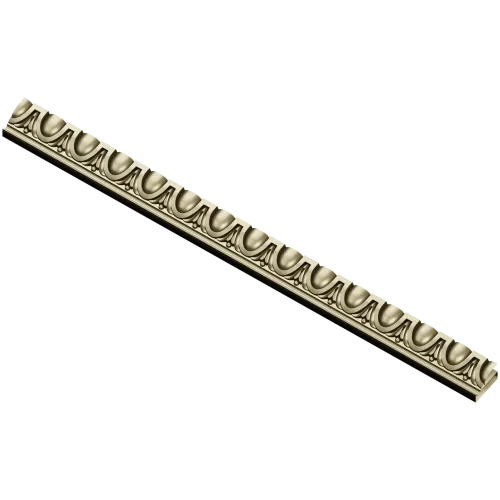 Classic Egg-and-Dart Baguette - STL 3D Model for CNC Milling
