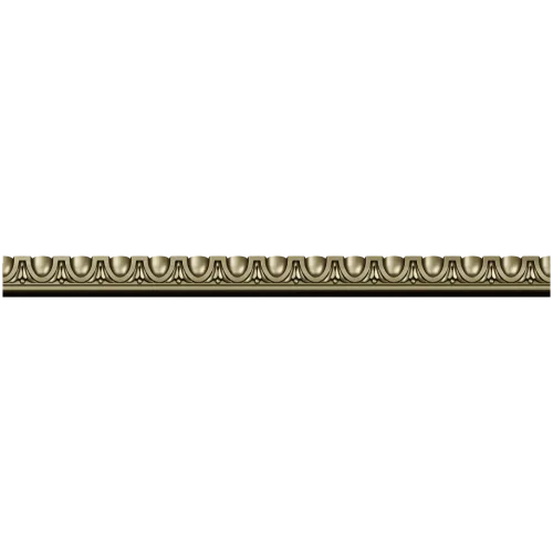 Classic Egg-and-Dart Baguette - STL 3D Model for CNC Milling