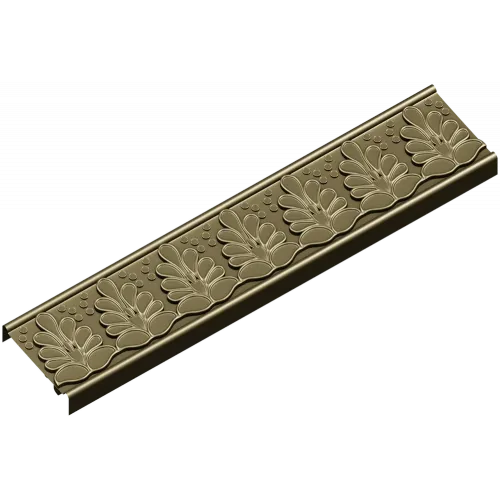 Багет "Листопад" - 3D модель STL для ЧПУ