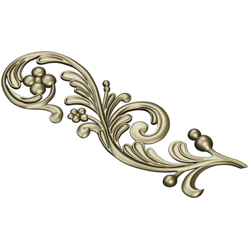 Acanthus Scroll Decorative STL for CNC Carving