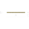Aurelia Scroll Baguette - STL 3D model for CNC molding