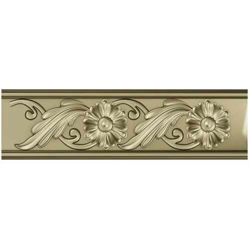 Classic Floral Baguette STL for CNC Carving