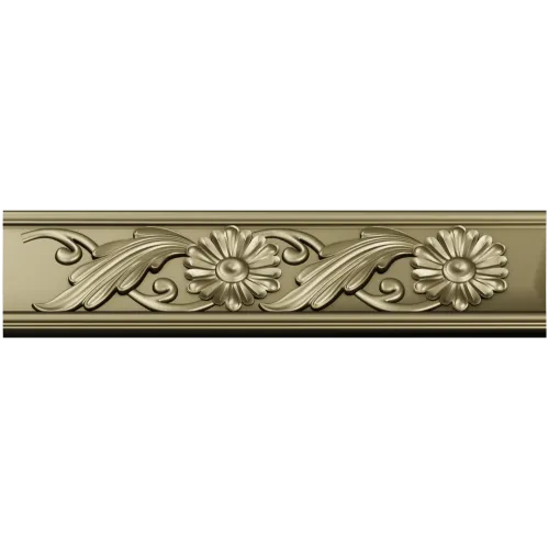Classic Floral Baguette STL for CNC Carving