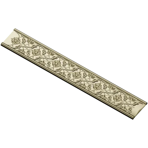 Багет с растительным фризом - 3D модель STL для ЧПУ