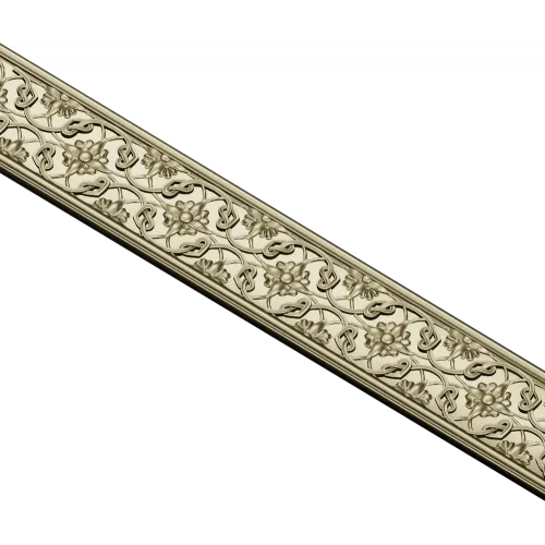 Багет с растительным фризом - 3D модель STL для ЧПУ