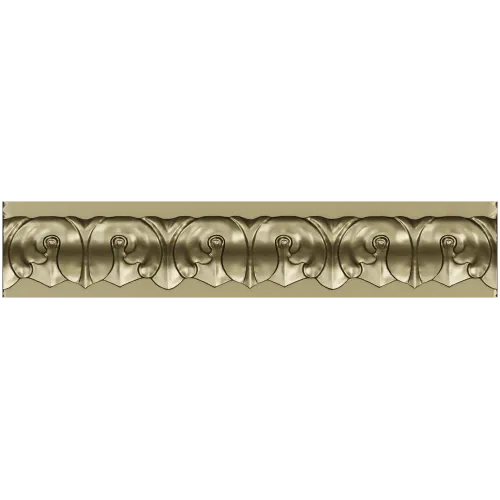 Acanthus Baguette - STL 3D Model for CNC Milling