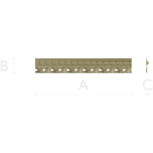 Acanthus Scroll Frame Moulding STL