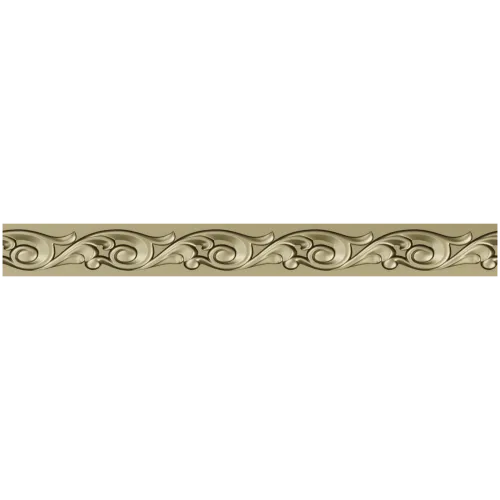 Aurelia Filigree Baguette - STL 3D model for CNC milling