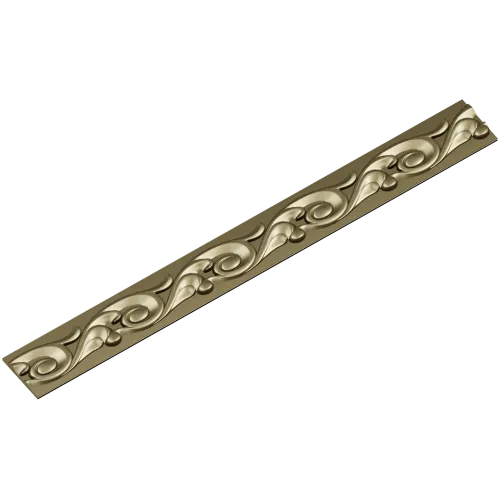 Aurelia Filigree Baguette - STL 3D model for CNC milling