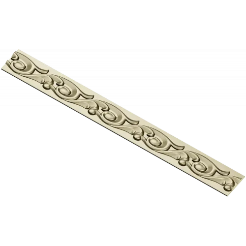 Aurelia Filigree Baguette - STL 3D model for CNC milling