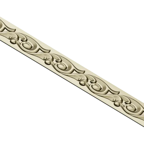 Aurelia Filigree Baguette - STL 3D model for CNC milling