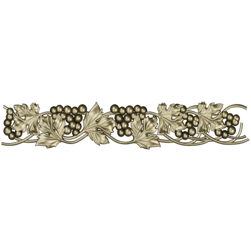 Grapevine Frieze STL for CNC Carving