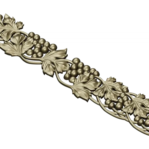 Grapevine Frieze STL for CNC Carving