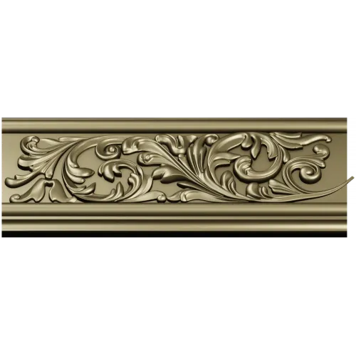 Ornate Acanthus Baguette - STL 3D Model for CNC