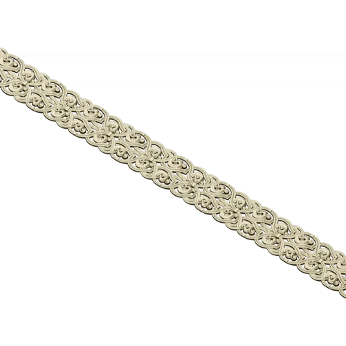 Ornamental Interlace Baguette STL for CNC