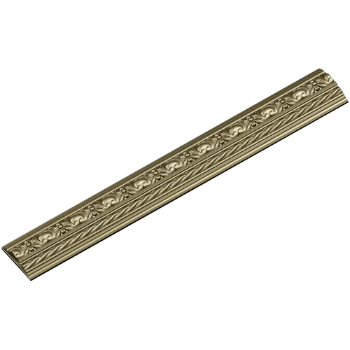 Regal Rope & Rosette Baguette - STL 3D model for CNC milling